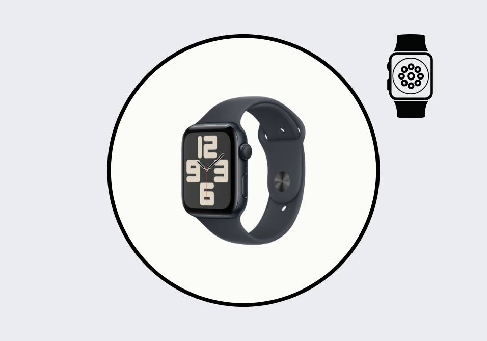 Apple Watch SE 44MM Heart Rate Monitor (Rear Glass) Repair