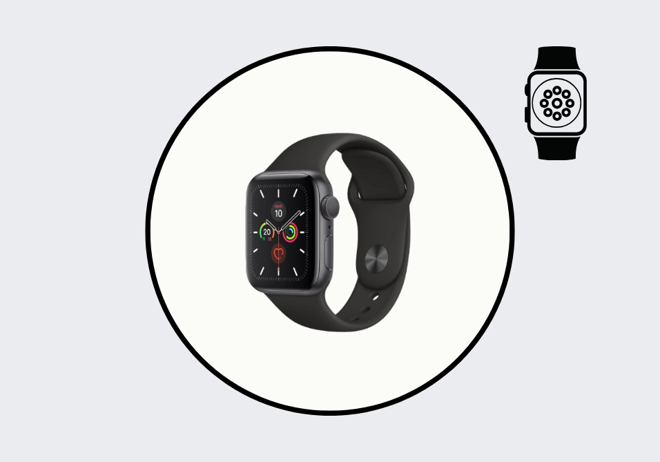 Apple Watch Series 5 44MM Heart Rate Monitor (Rear Glass) Repair