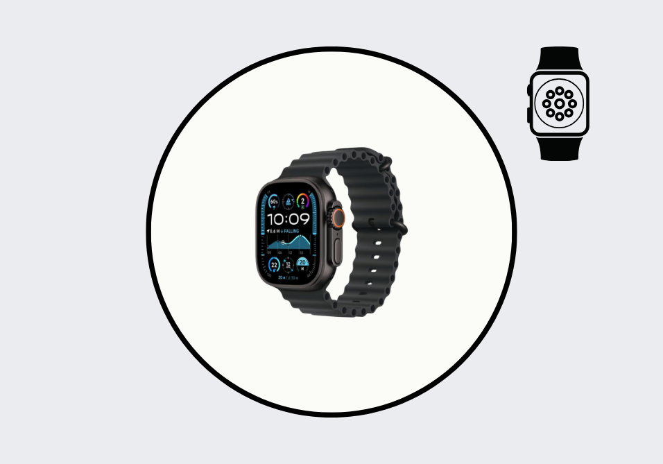 Apple Watch Ultra 2 Heart Rate Monitor (Rear Glass) Repair