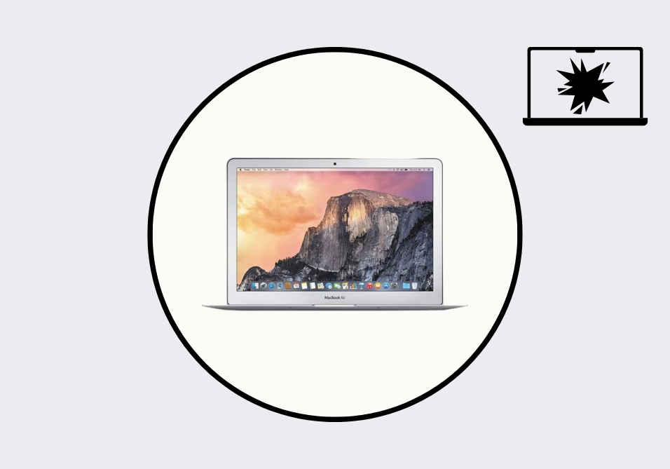 MacBook Air 13-inch A1466 (2012-2017) Screen Repair (Genuine Display)
