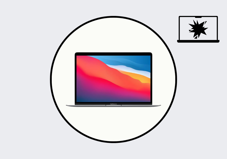 MacBook Air 13-inch 'M1' A2337 (2020) Screen Repair (Genuine Display)