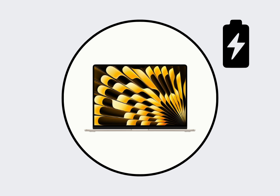 MacBook Air 13-inch 'M3' A3113 (2024) Battery Replacement (Original Specification)