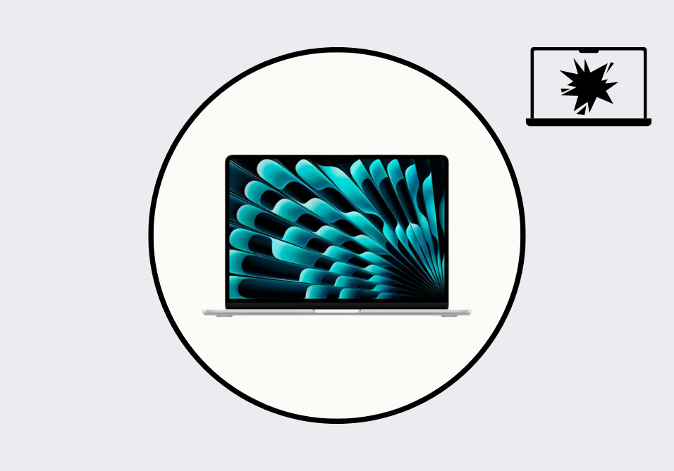 MacBook Air 15-inch 'M4' A3241 (2025) Screen Repair (Genuine Display)